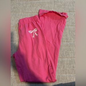 Velvet Pink Pajama Pants